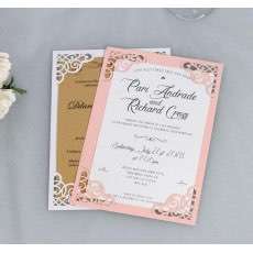 Thank You Card Annual Meeting Invitation Card Laser Cut Paper Personalized Custom